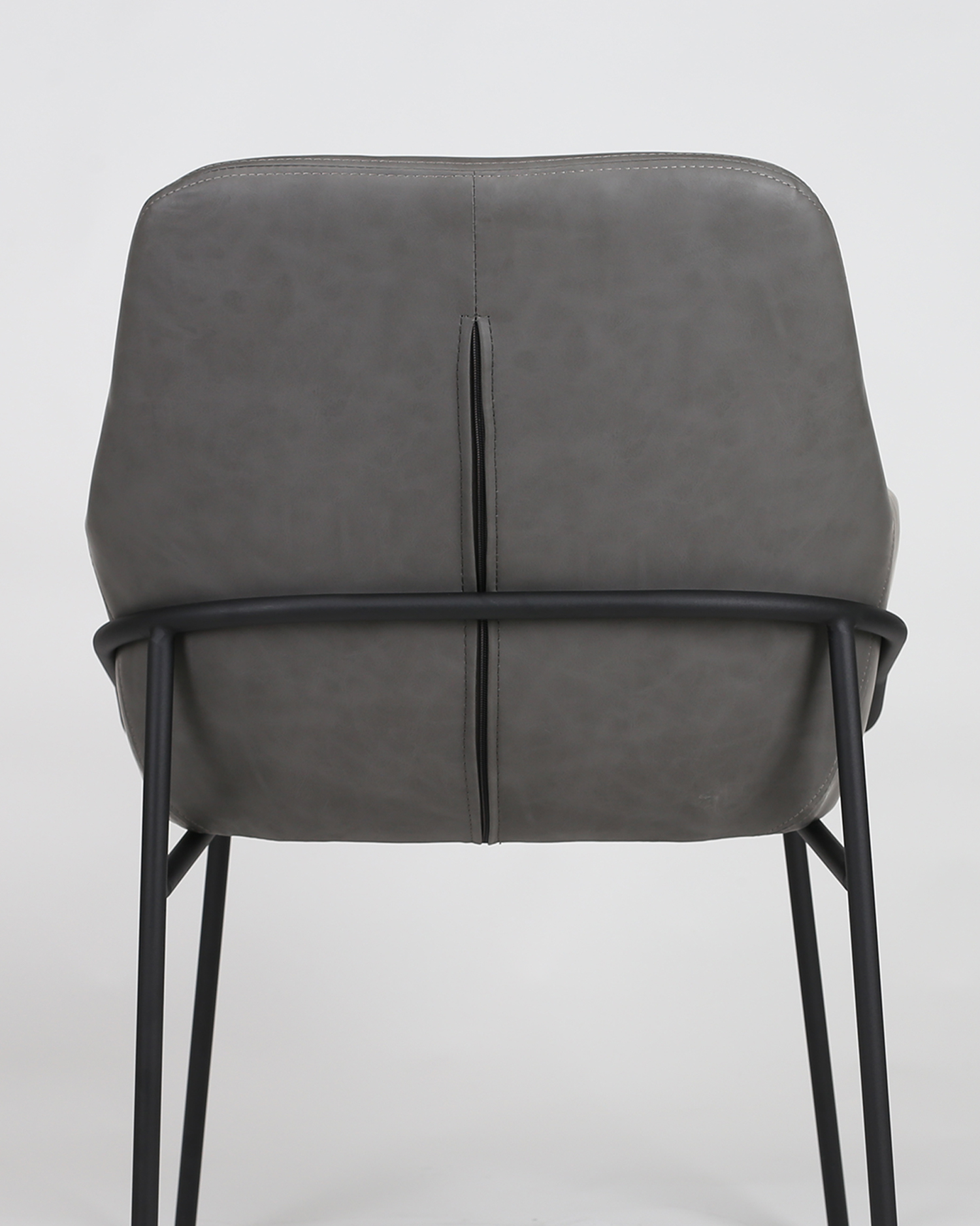 Cadeira de jantar de couro com braço Cadeira de jantar de couro com braço