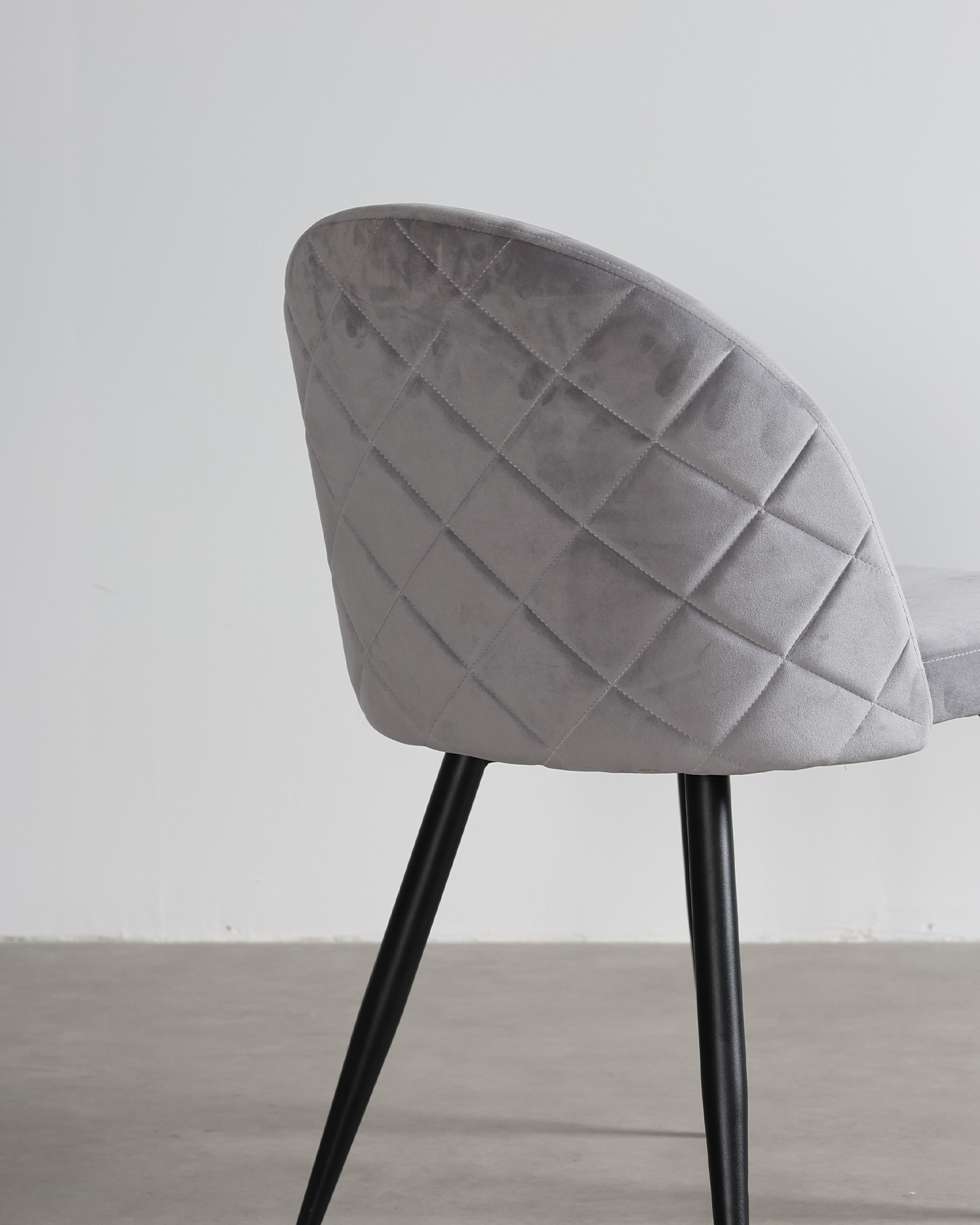 Cadeira de jantar com padrões de diamante Cadeira de jantar com padrões de diamante