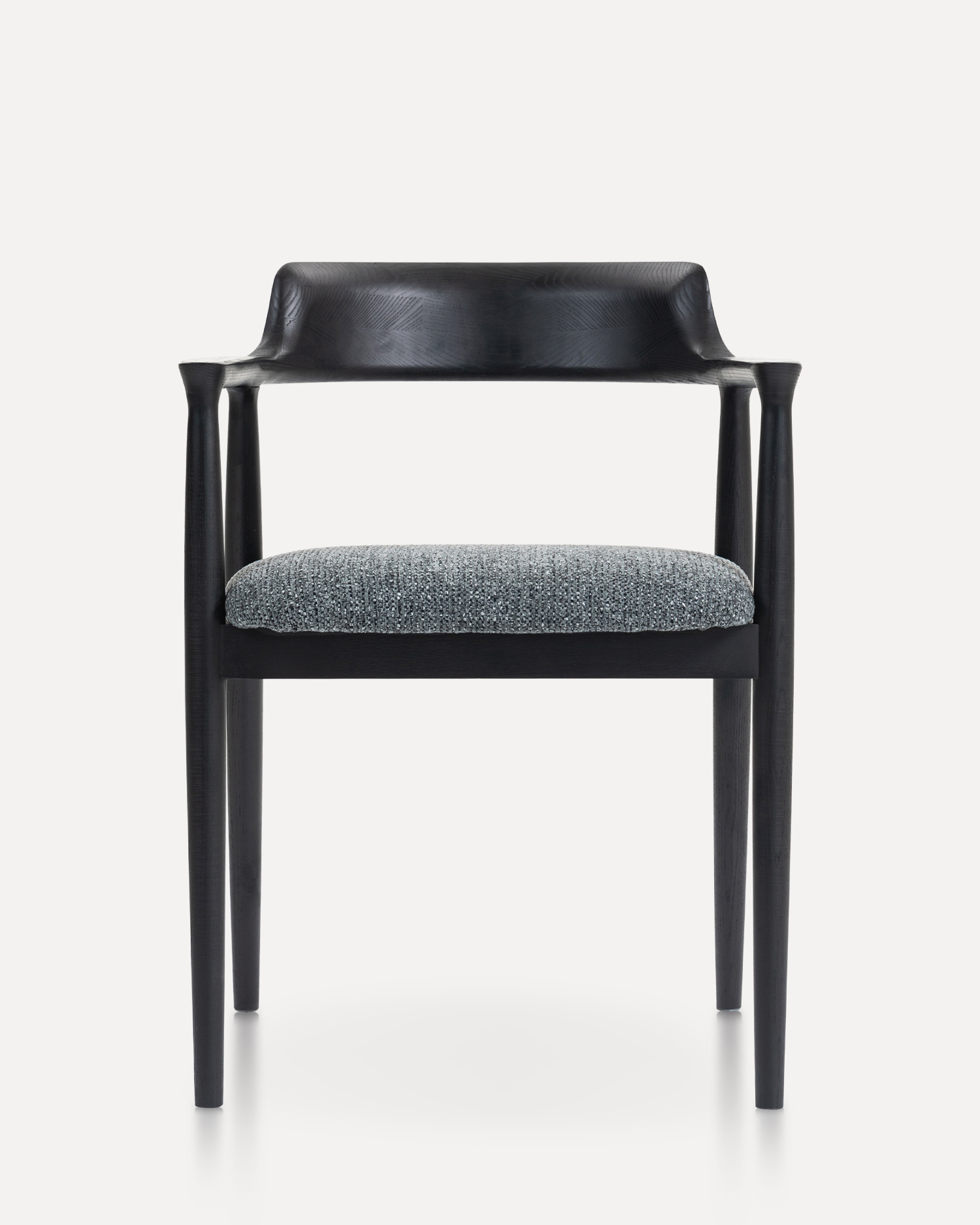 Cadeiras de madeira minimalista de braço Cadeiras de madeira minimalista de braço