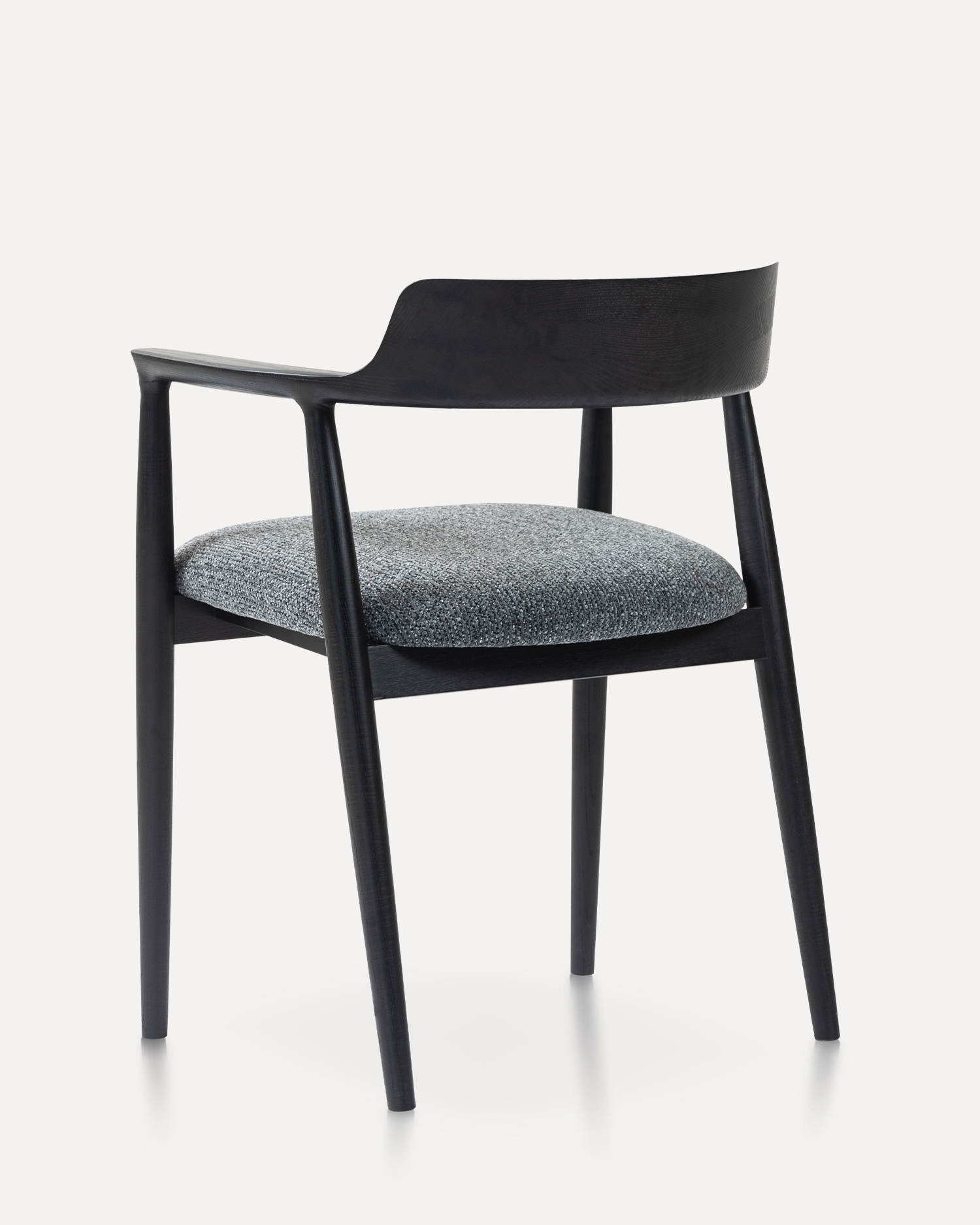 Cadeiras de madeira minimalista de braço Cadeiras de madeira minimalista de braço