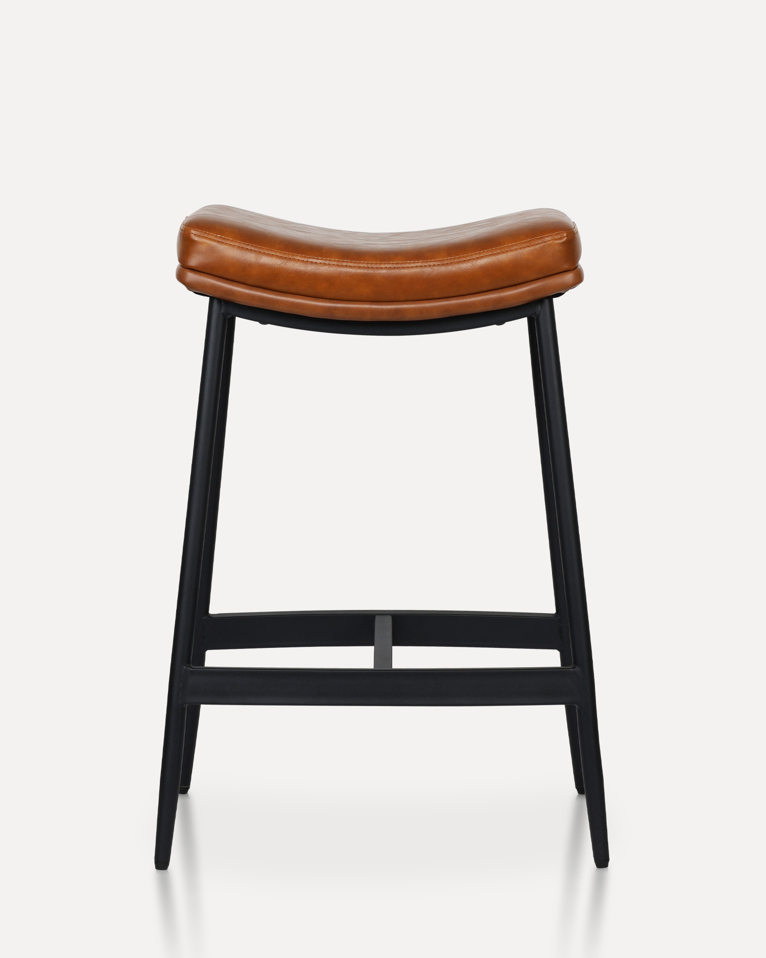 Brown Leather Barstool Brown Leather Barstool