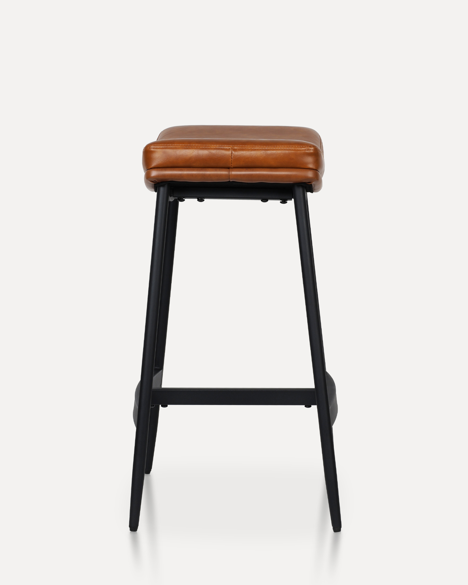 Brown Leather Barstool Brown Leather Barstool